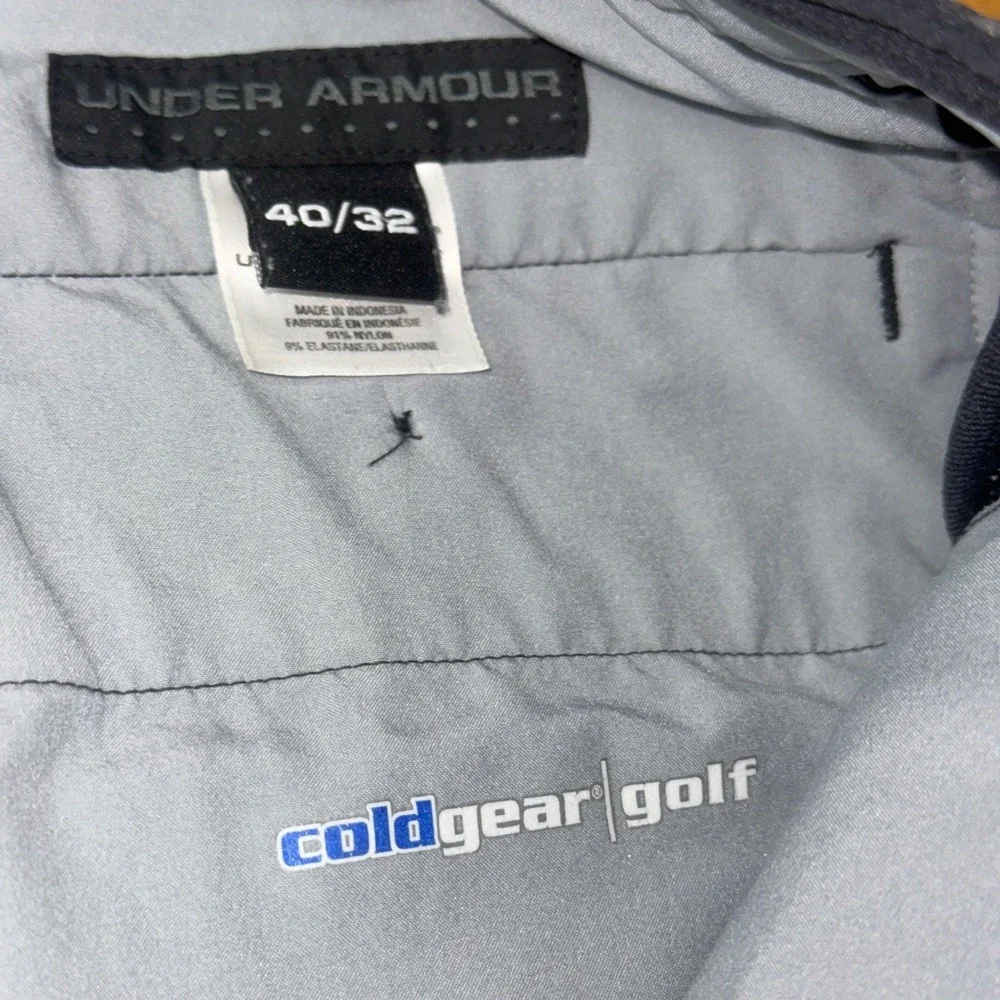 Under Armour ColdGear Golf Pants Mens‎ 40x32 Black Nylon Stretch Performance
